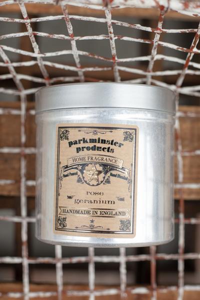 Parkminster Rose Geranium Tin Candle