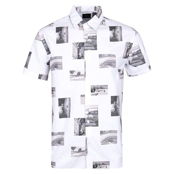 Edwin Archive Photo Print Short Sleeve Shirt