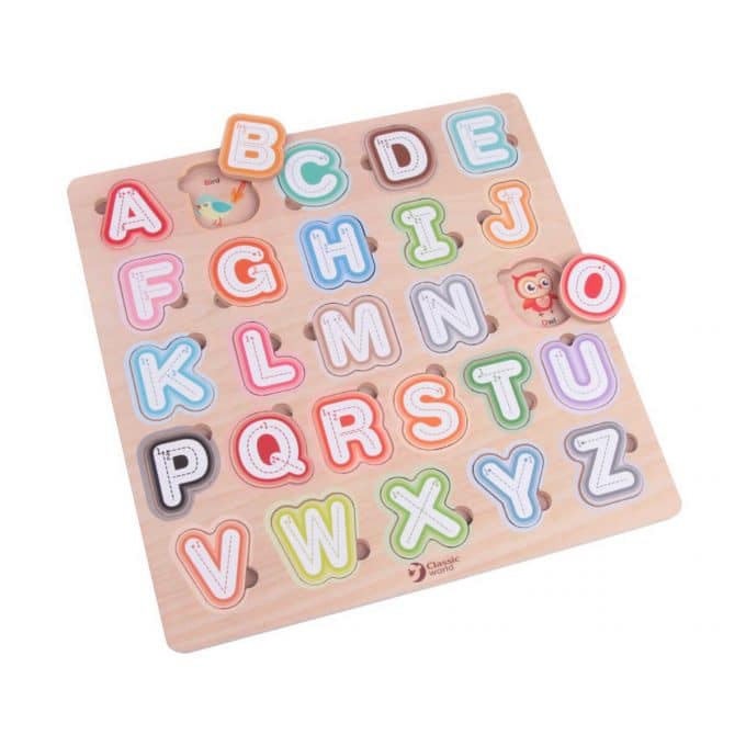 Classic World 27 Pieces Alphabet Puzzle for Children