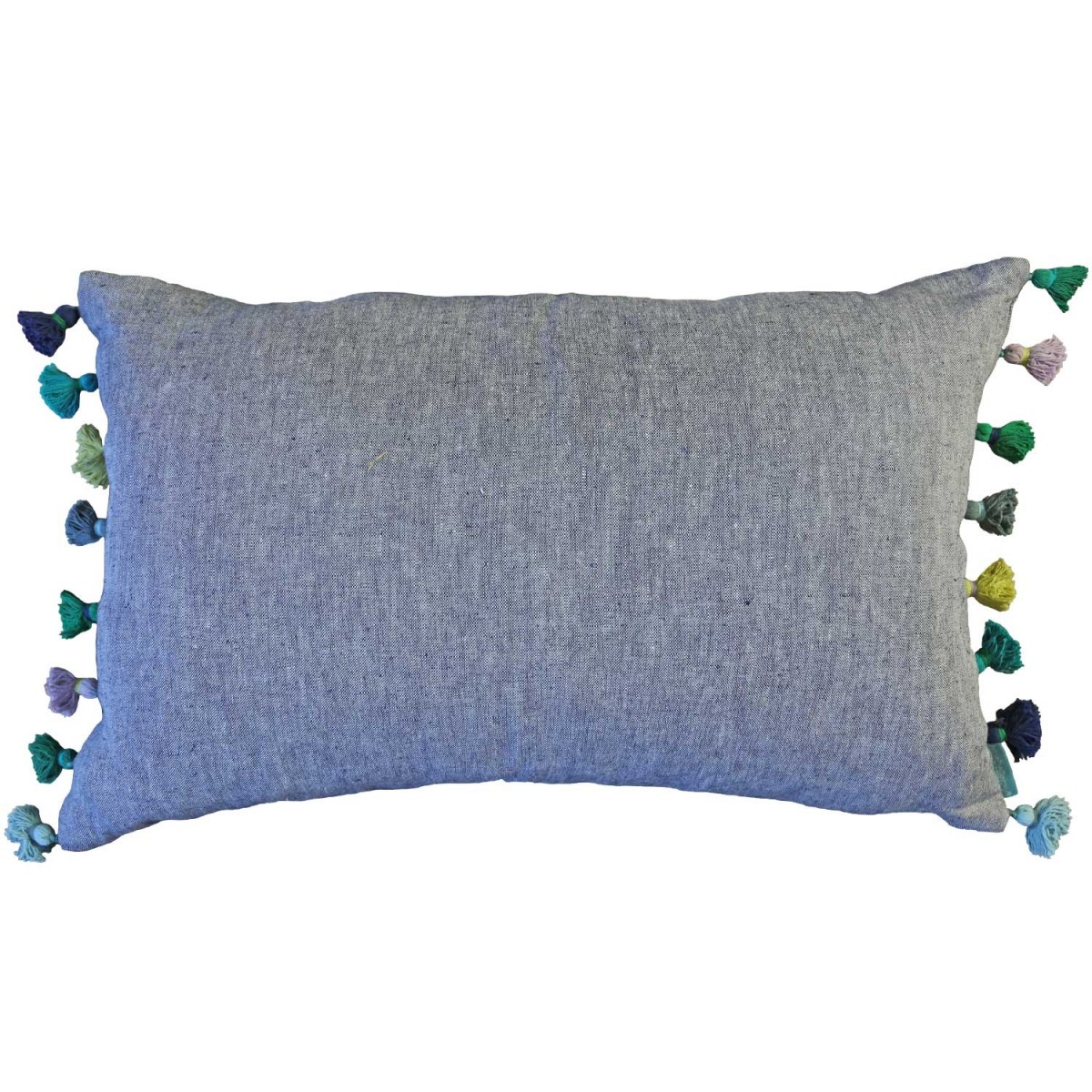 Bluebellgray Denim Linen Cushion