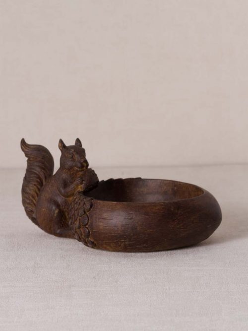 Chehoma Acorn Bowl with Squirrel