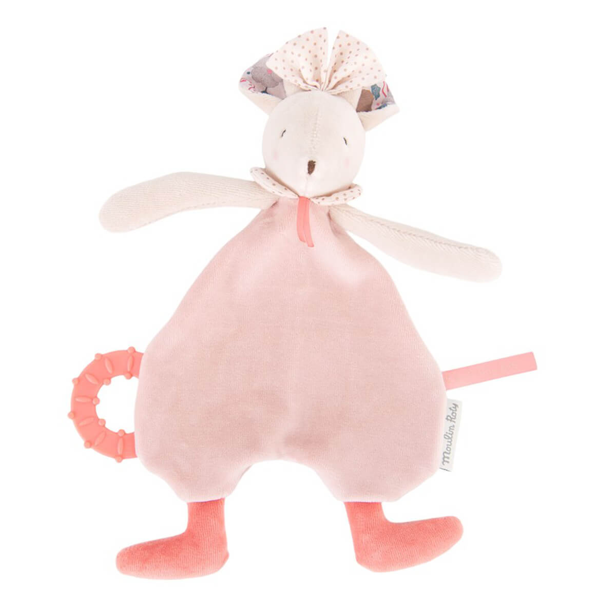 Moulin Roty Pink Once Upon A Bite Little Mouse Doudou