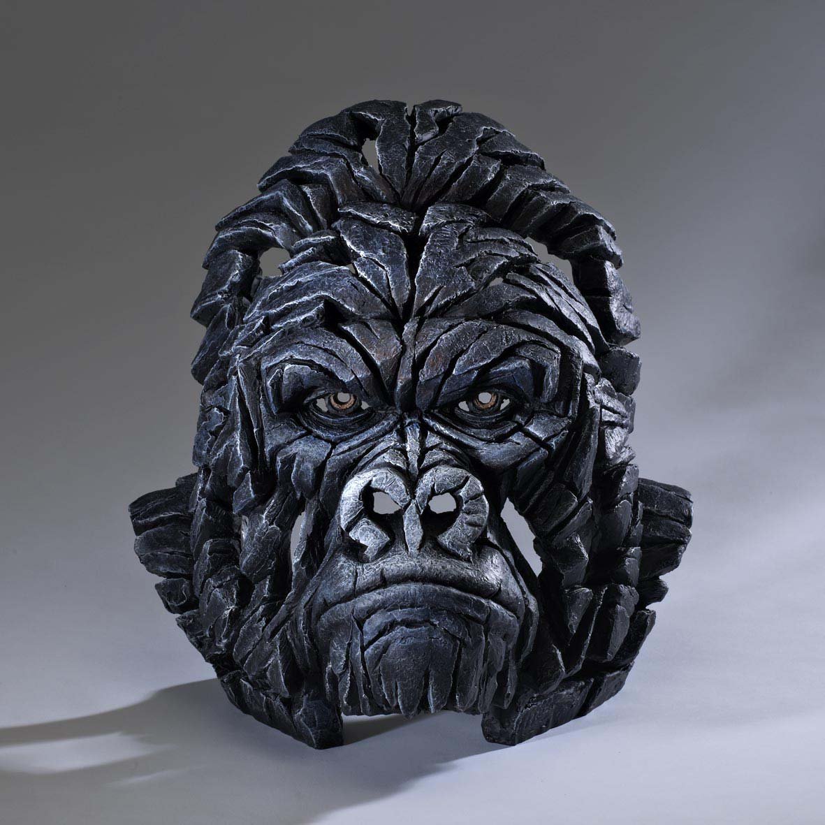 Edge Gorilla Bust Sculpture By Matt Buckley