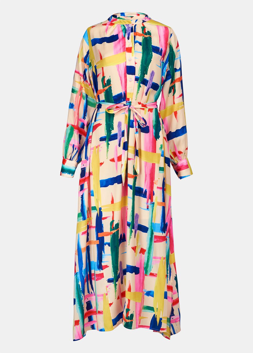 Essentiel Antwerp Valila Long Shirt Dress in Multi