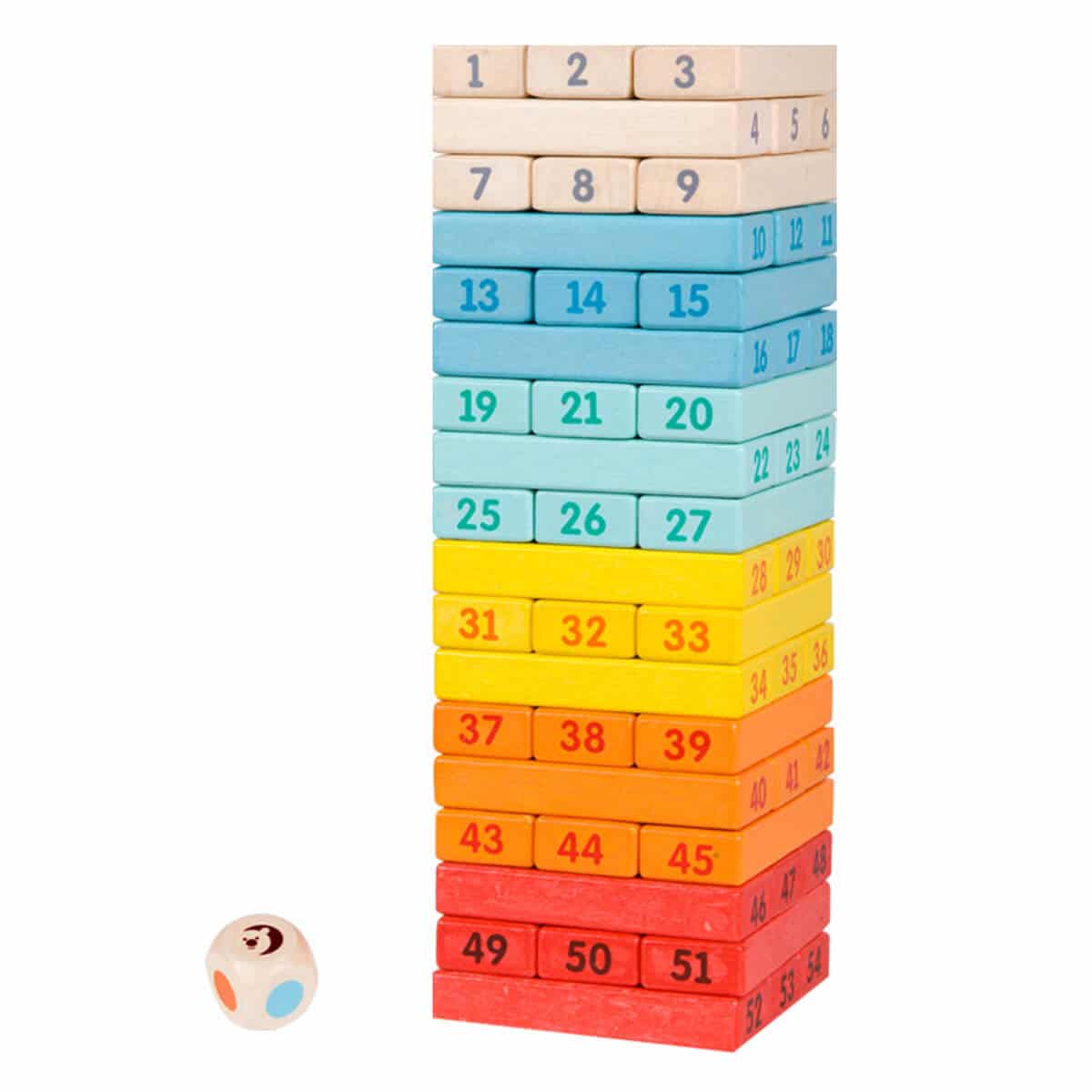 Classic World Jenga of Colors Game