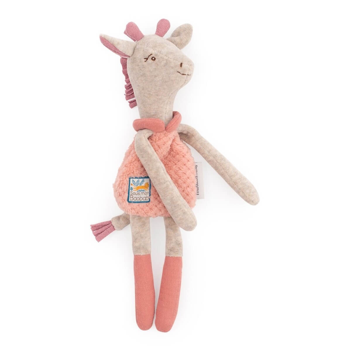 Moulin Roty Baobab Giraffe Rattle Doudou