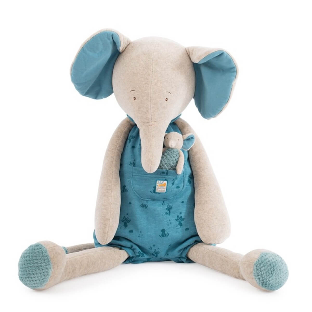 Moulin Roty Giant Baobab Elephant Soft Toy