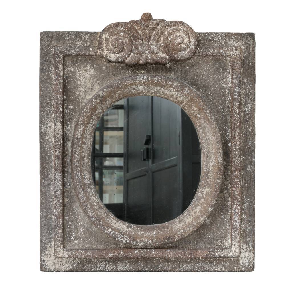 HK Living Resin Mirror Antique Look