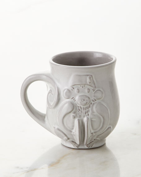 Jonathan Adler White Monkey Seal Mug