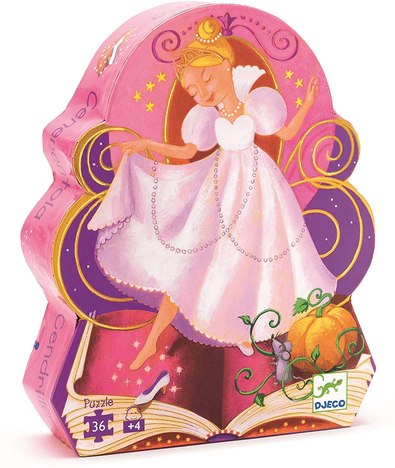 Djeco  Cinderella Silhouette Puzzle 36 pcs