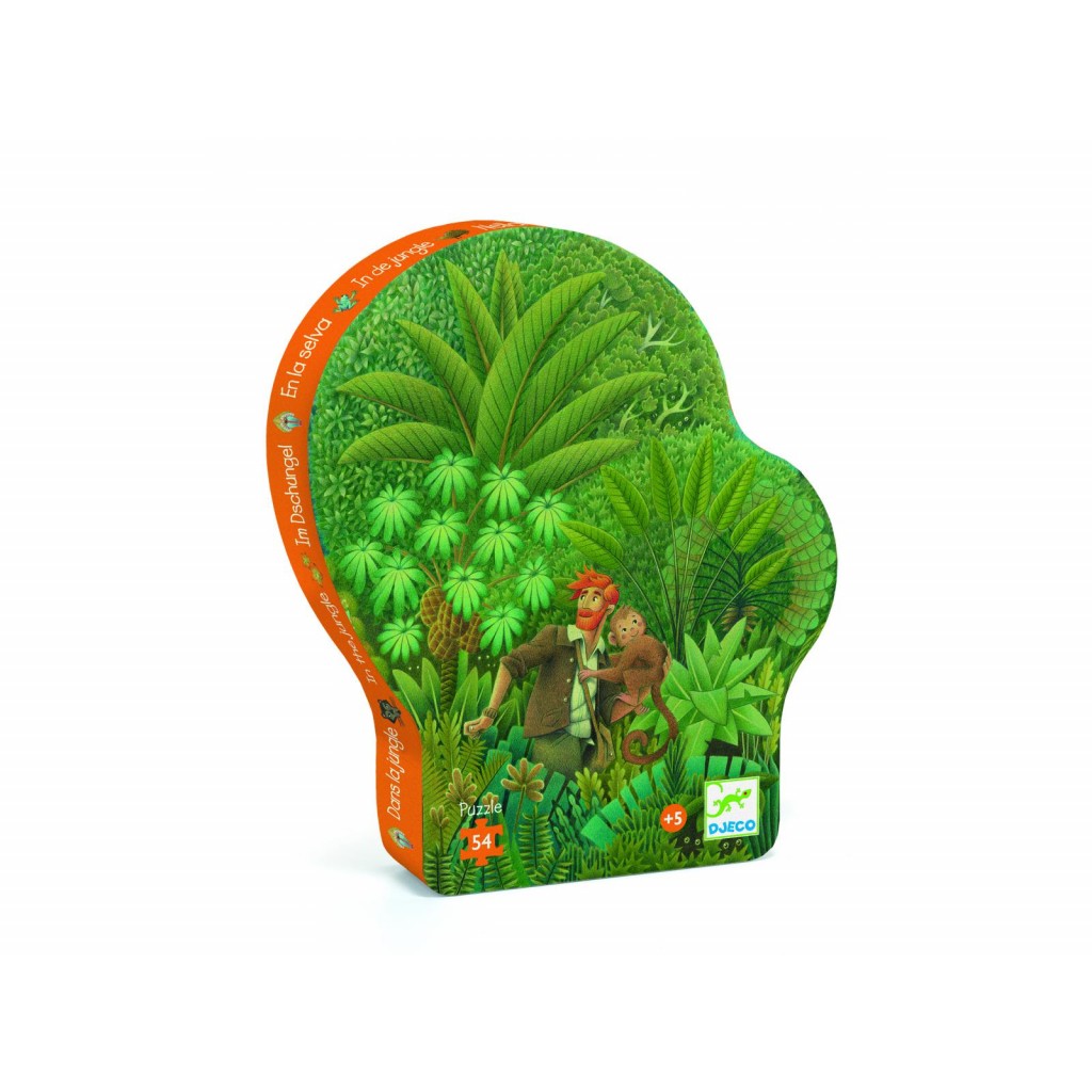 Djeco  In the Jungle Silhouette Puzzle 54 pcs