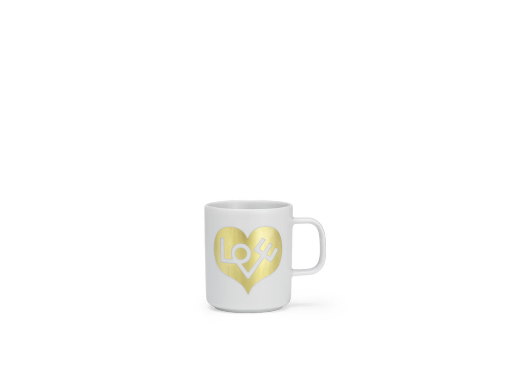 Vitra Coffee Mug Love Heart Gold