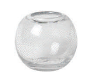 Broste Copenhagen  Round ' Amma ' Glass Vase