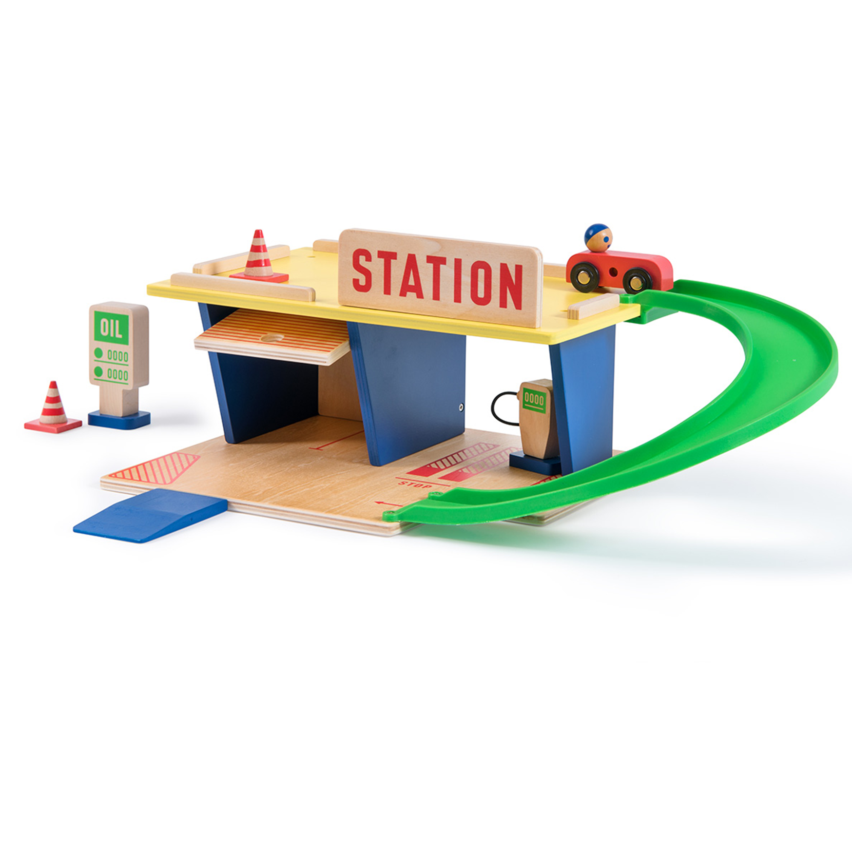 Moulin Roty Gas Station in The City kids Toy