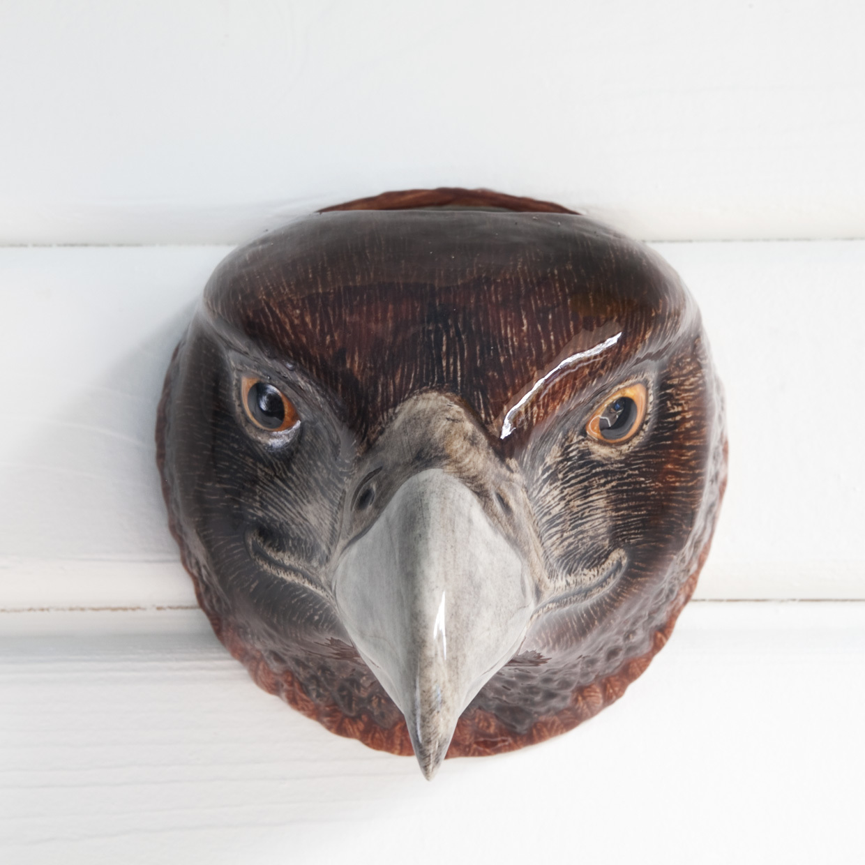 Quail Ceramics Eagle Wall Vase