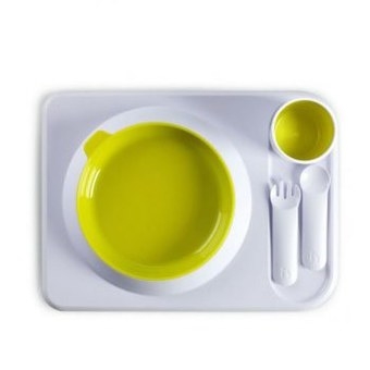 HOPPOP Lime Atablo Feeding Set