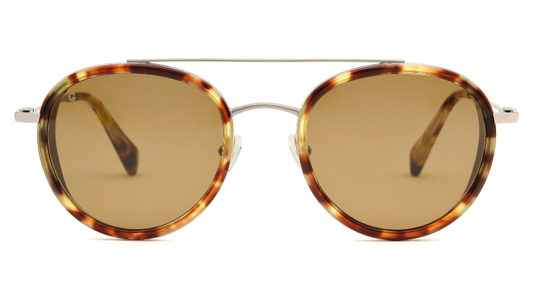 GIGI Studios Silver Tortoise Firenze Sunglasses