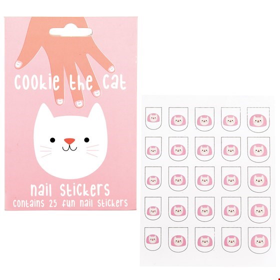 Rex Intl Cookie The Cat Nail Stickers