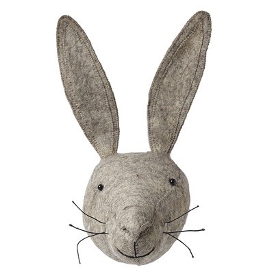 Fiona Walker England Rabbit Head Deco