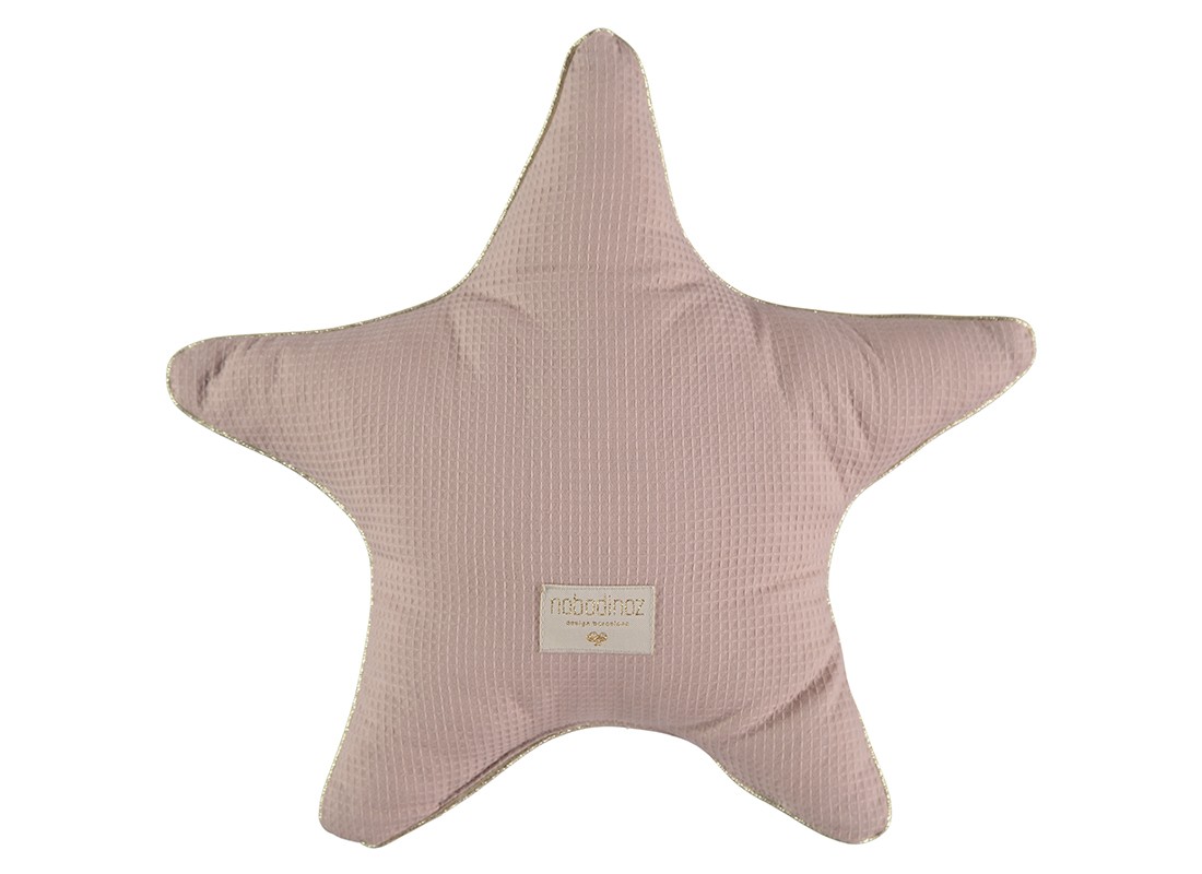 Nobodinoz Misty Pink Honeycomb Stella Aristote Cushion