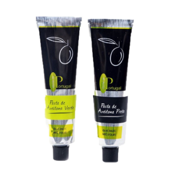 Monte de Portugal Tubes of Olive Paste: Green Olives + Black Olives