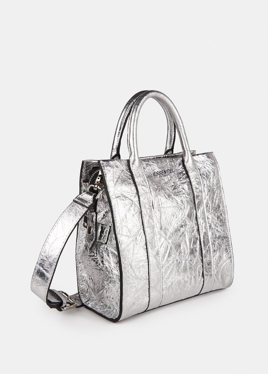 Essentiel Antwerp Walvin Mirror Effect Bag Silver