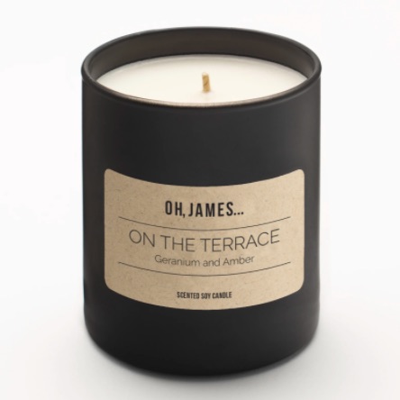 Oh, James On The Terrace Candle