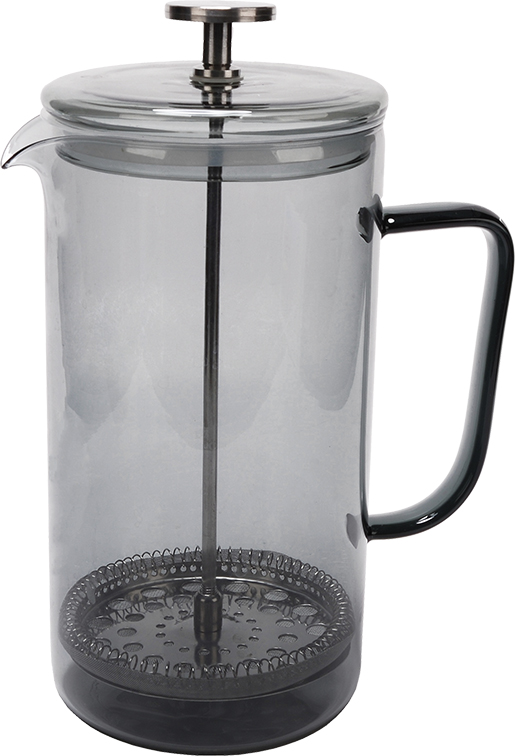 La Cafetiére Smoke Grey Glass 8 Cup Cafetiere