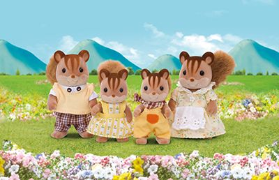 Sylvanian Families Familia de ardillas avellanas