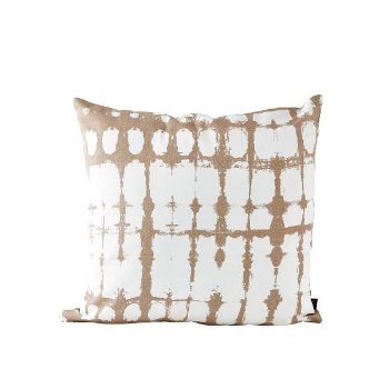 Villa Collection Cushion of 45 x 45 cm. in cotton with beige and white tones