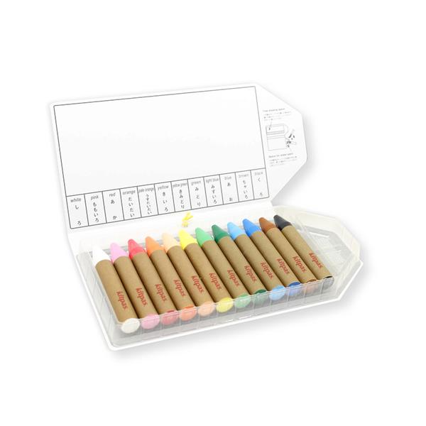 Kitpas Large Crayons 12 Colours