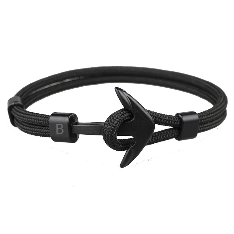 Bornisimo Sailor Nylon Black Bracelet  