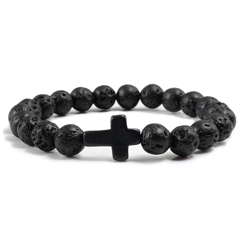 bornisimo-black-volcanic-stones-bracelet-cross