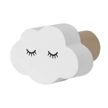 Bloomingville White MDF Cloud Wall Hook