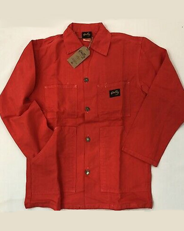 Stan Ray  Carpet Red Over Dye Coat