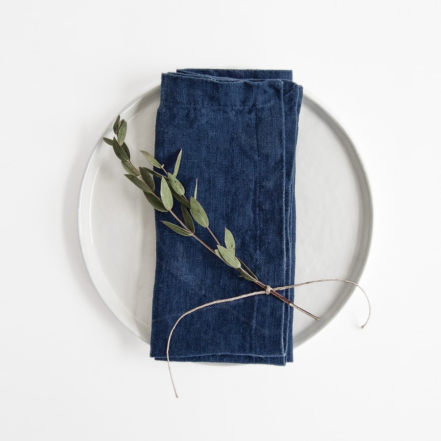 Linen Tales Set of 2 Washed Linen Napkins