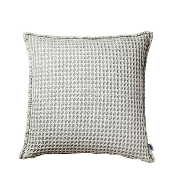 Affari Cushion cover 50x50cm in light grey worn out cotton