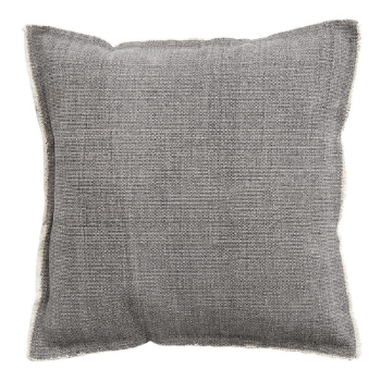 Nordal Cushion 45x45cm in grey purple cotton canvas