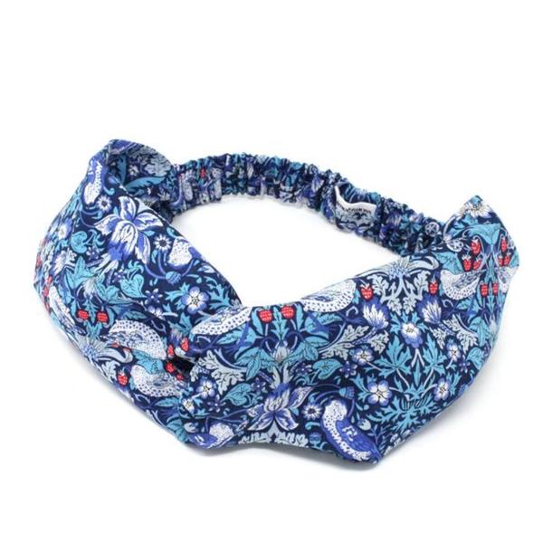 Holme & Moss  Strawberry Thief Liberty Print Twist Headband