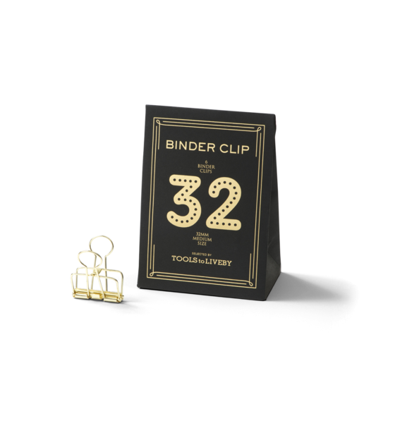 tools-to-liveby-no-32-binder-clips-gold