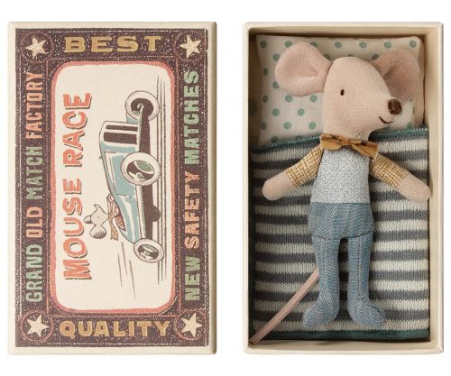 Maileg Little Brother Mouse in Matchbox Toy