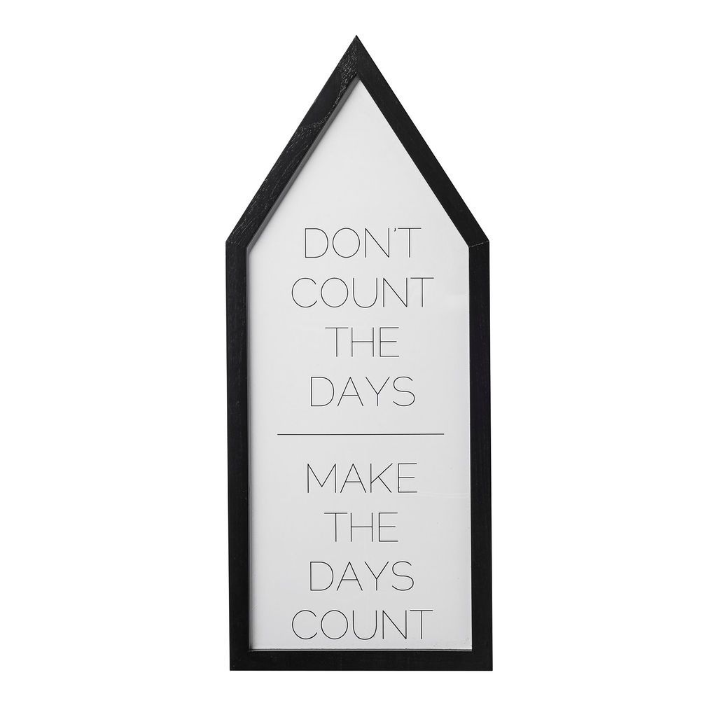 Bloomingville Dont Count the Days Art Print