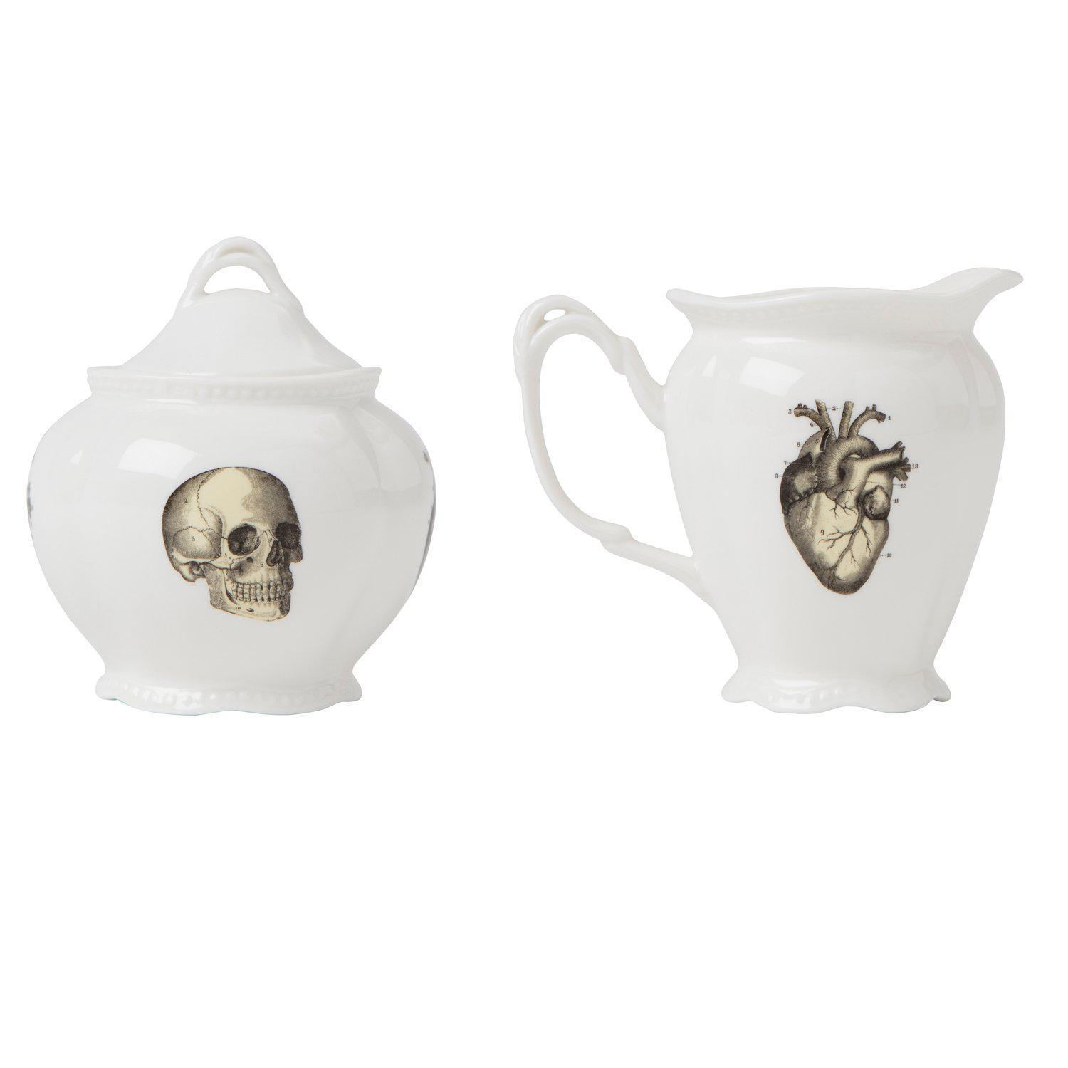 Magpie White Biology Jug and Bowl Set