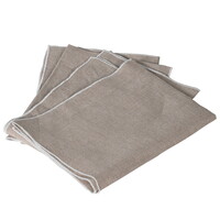 THE BROWNHOUSE INTERIORS Set of 4 Natural Linen Napkins