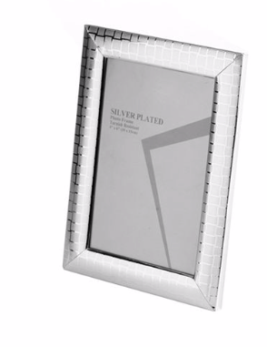 THE BROWNHOUSE INTERIORS Small Sines Silver Plated Photo Frame