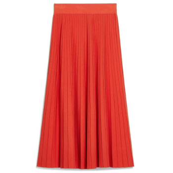 Trouva: Rust Nichel Viscose Yarn Skirt