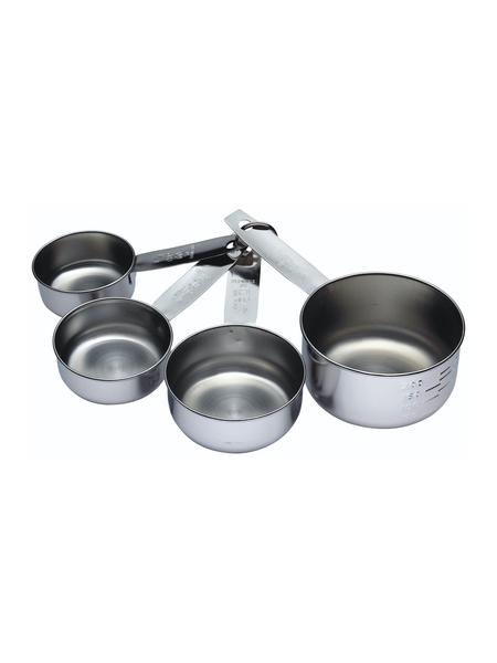 Kitchen Craft Stainless Steel 4 Piece Measuring Cup Set