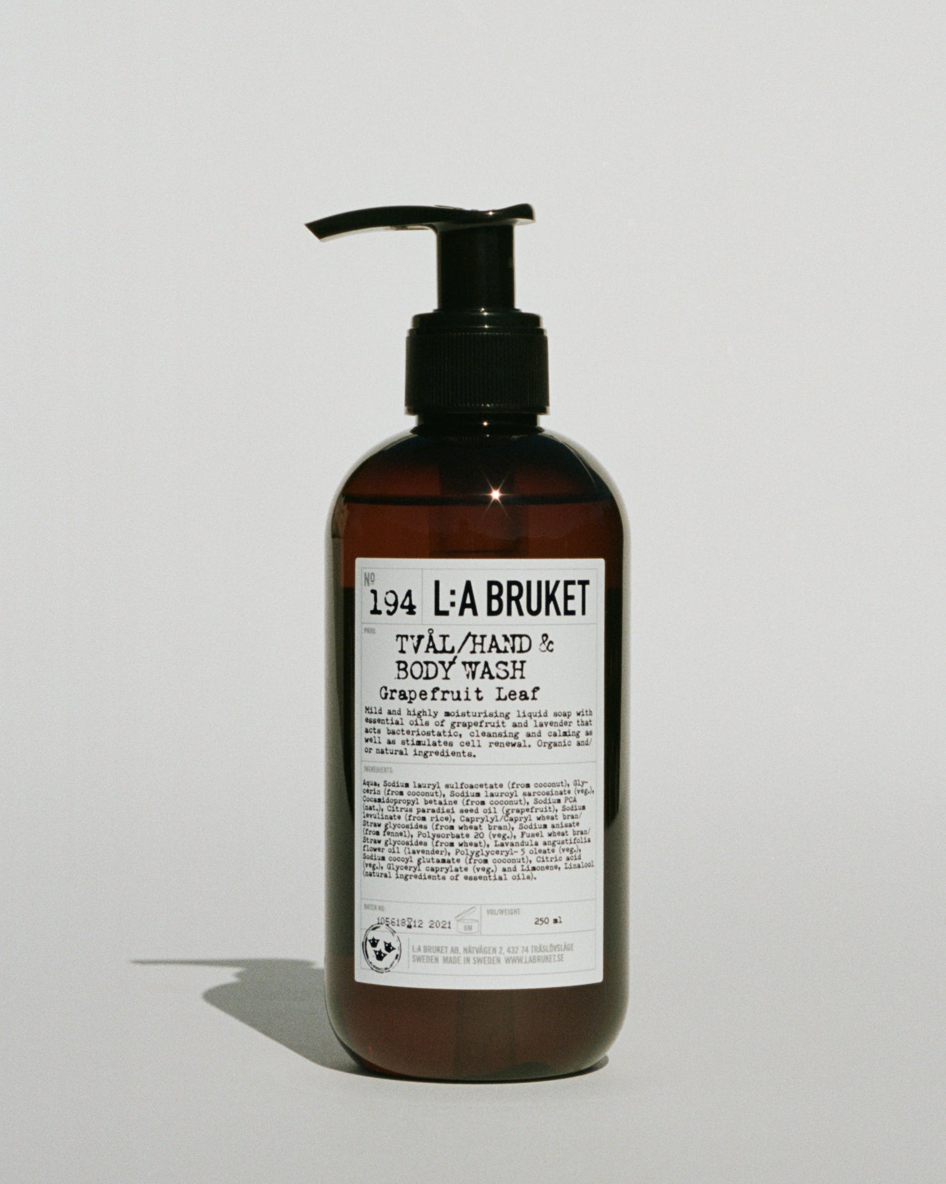 L:A Bruket Hand And Body Wash - Grapefruit Leaf