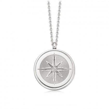 Astley Clarke Celestial Compass Locket Necklace