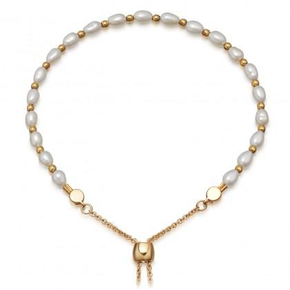 Astley Clarke White Pearl Kula Bracelet